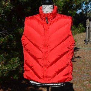 WOOLRICH down vest, red, size M